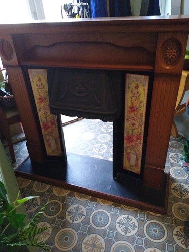 Vintage fireplace surround - vintage,